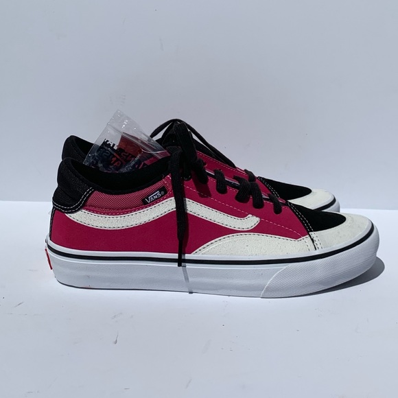 Vans TNT Advanced Prot Black/Magenta/White Shoes - Picture 4 of 7